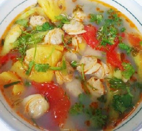 Cách nấu canh chua từ ngao, cá, sườn ngon tuyệt trần