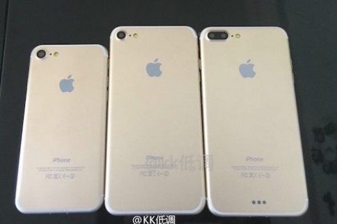 Bộ ba iPhone 7 với camera kép tiếp tục lộ diện