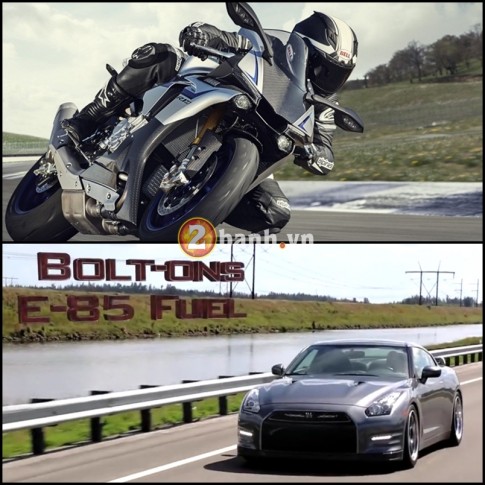 [CLip] Màn so tài tốc độ giữa Yamaha R1M và Nissan GT-R R35