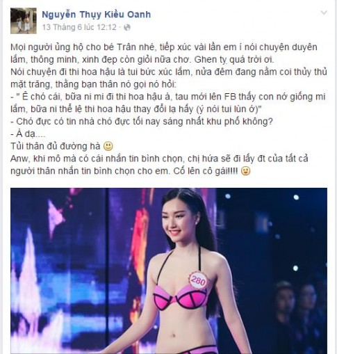 Hoa hậu Việt Nam 2016: Vợ Duy Nhân bị nhầm với “nàng thơ xứ Huế”