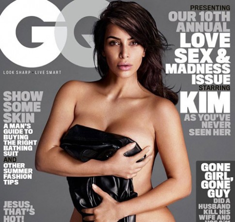 Kim Kardashian đẹp gợi cảm trên trang bìa tạp chí