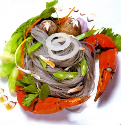 Miến xào cua gạch hấp dẫn mọi khẩu vị