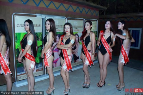 Mỹ nữ khoe dáng ngọc tại cuộc thi Hoa hậu bikini