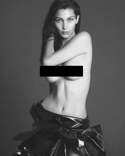 Bella Hadid nóng bỏng trên tạp chí Vogue