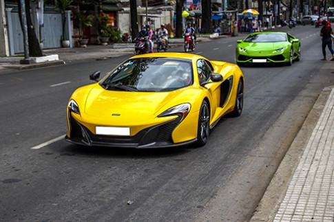  Bộ đôi siêu xe Huracan và McLaren 650S của đại gia Sài Gòn 