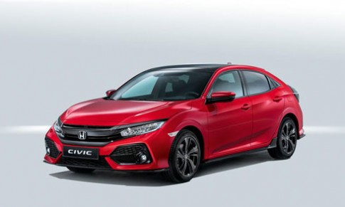  Honda trình làng Civic X hatchback 2017 