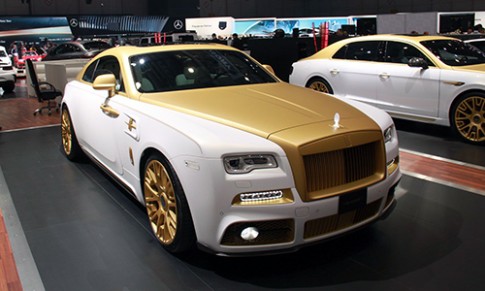  Rolls-Royce Wraith mạ vàng hàng độc tại triển lãm Geneva 