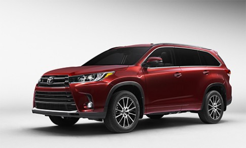  Toyota Highlander 2017 lộ diện 