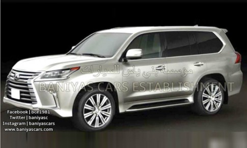  Lexus LX570 mới lộ diện đầy đủ 