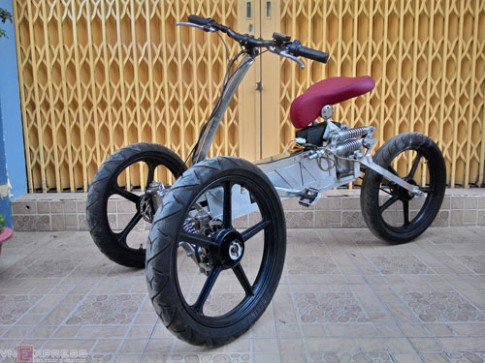  Xe đạp điện 3 bánh tự chế của bác sĩ Sài Gòn 
