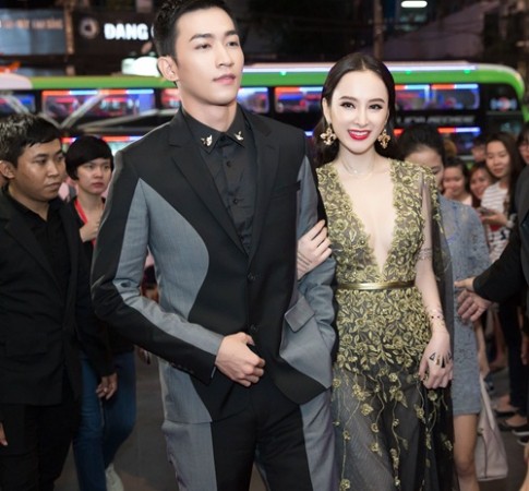 Võ Cảnh nắm chặt tay Angela Phương Trinh trước tin đồn “phim giả tình thật”