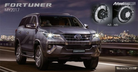  Toyota Fortuner bản nâng cấp ở Thái Lan 