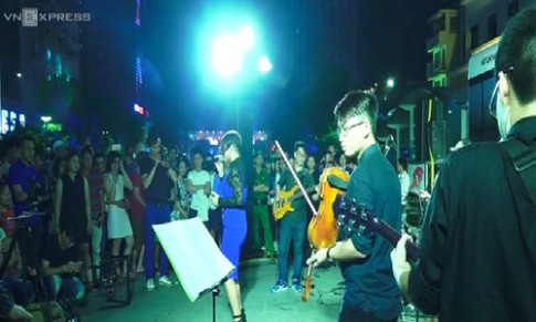  Phố đi bộ Nguyễn Huệ thành sân khấu diễn âm nhạc cuối tuần	
