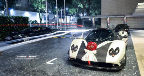  Siêu xe 2 triệu đô Zonda Cinque làm xe hoa 