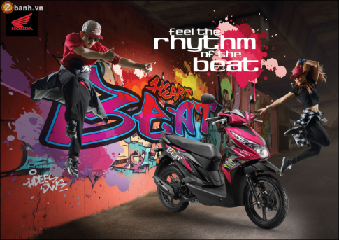 Honda Beat 2018 phiên bản Graffiti cập nhật màu mới