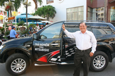  Caravan lái thử xe Mitsubishi tại miền Trung 
