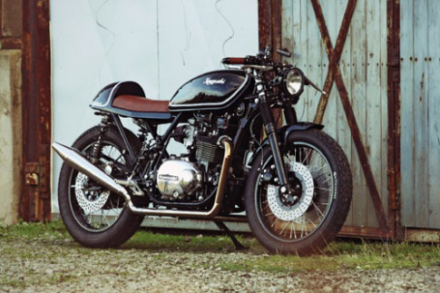  Kawasaki Z750 cafe racer - cảm hứng người đứng đầu 