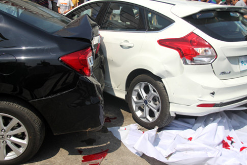 Tai nạn khi lái thử xe tại Việt Nam Motor Show 