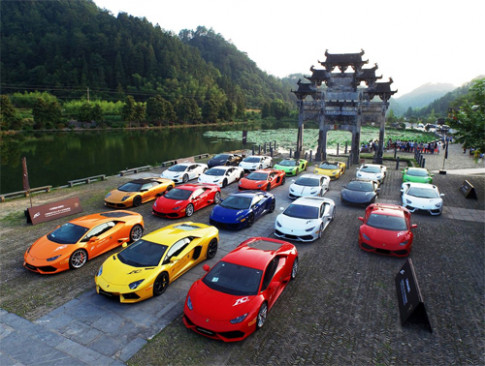  Lamborghini tụ hội ở Trung Quốc 