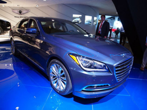  Ảnh Hyundai Genesis 2015 ra mắt tại triển lãm Bắc Mỹ 