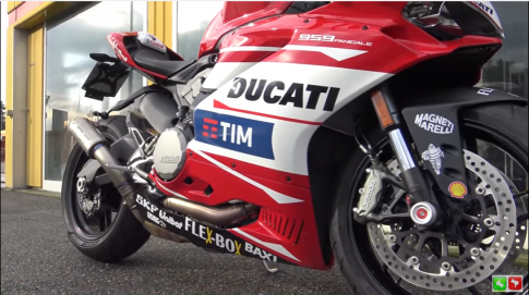[Clip] Cảm nhận âm thanh đầy uy lực từ ống xả SC Project trên Ducati 959 Panigale