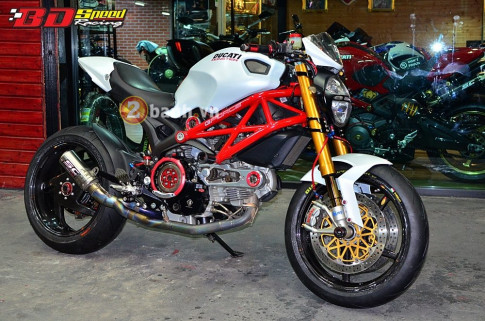 Ducati Monster 796 con ‘ quái vật ’ gác đồ hiệu đầy hầm hố đến ấn tượng