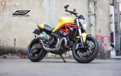 Ducati Monster 821 trong bản độ lung linh sau tai nạn