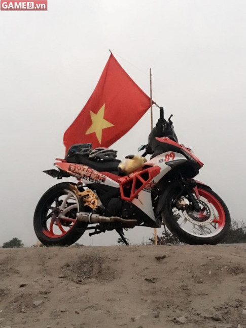 Đứng hình với chiếc Exciter 150 độc nhất Việt Nam