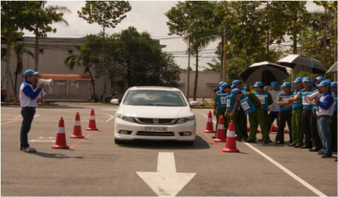  Honda Việt Nam đẩy mạnh hướng dẫn lái ôtô an toàn 