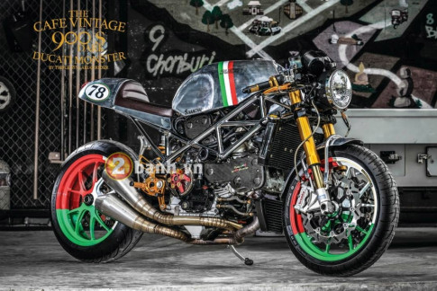 Huyền thoại Ducati Monster 900 lột xác đầy ấn tượng với phiên bản Cafe Racer