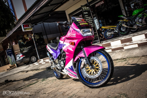Kawasaki KR150 Pink Candy - bản độ đậm chất chơi người Thái