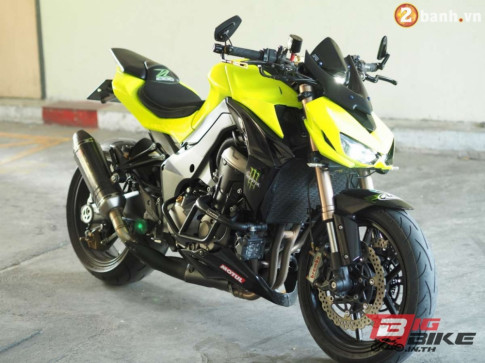 Kawasaki Z1000 độ cực chất và đầy nổi bật trong bộ cánh vàng Neon