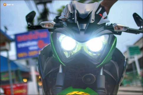 Kawasaki Z300 độ- Nakedbike mang phong cách Z-series dữ tợn với đôi mắt hoang dại