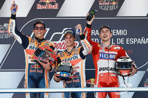 MotoGP: Dani Pedrosa đã dẫn đầu đoàn đua trong suốt 27 vòng
