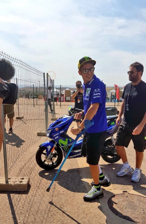 Những hình ảnh đầu tiên về tay đua Valentino Rossi tại chặng đua tiếp theo của MotoGP