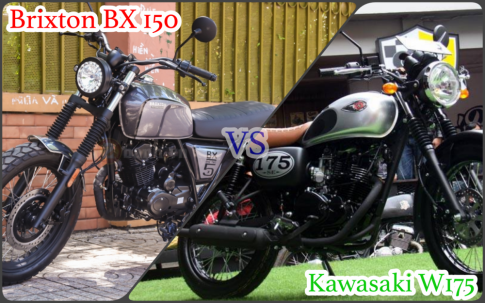 So sánh Kawasaki W175 vs Brixton BX 150 , xe nào đáng mua hơn ?