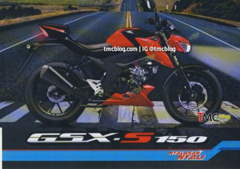 Suzuki GSX-S150 với sức mạnh 19,17 Hp chuẩn bị ra mắt