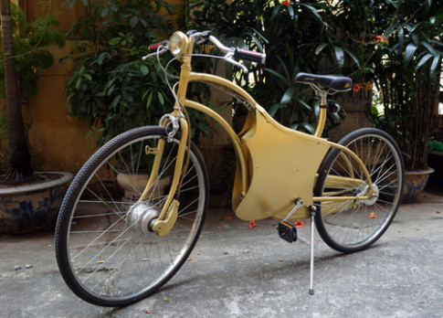  Xe đạp điện tự chế của nhân viên lễ tân Hà Nội 