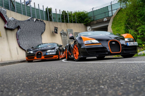  Bộ đôi Bugatti nhanh nhất thế giới cùng vào đường đua 