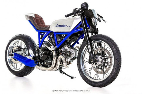 Ducati Scrambler bản độ mang tên “AL13 Blue” đến từ Moto Puro