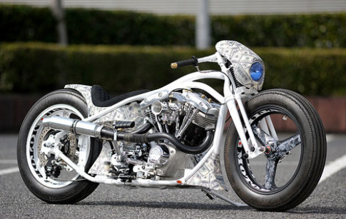  Harley-Davidson - trắng tinh khôi 