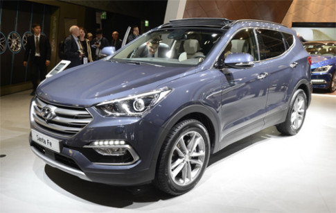  Hyundai Santa Fe 2016 thêm công nghệ an toàn 