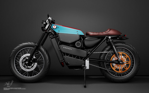 Mẫu môtô điện Honda mang phong cách Cafe Racer