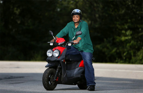  Scooter bị tịch thu vì chạy nhanh như môtô 