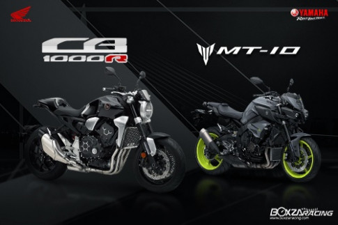 So sánh Honda CB1000R vs Yamaha MT-10