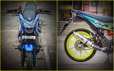Suzuki Satria F150 độ chất ‘ ngất ngây ’ với đồ chơi giá trị của biker Việt