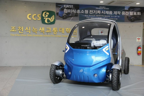  Xe điện 1.500 USD có thể gấp gọn khi đỗ 