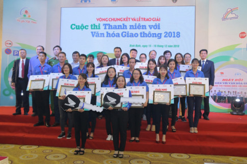 Vòng chung kết và lễ trao giải cuộc thi “Thanh niên với Văn hóa giao thông” năm 2018