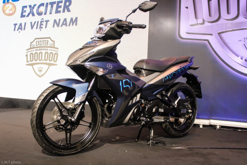 Yamaha Exciter 150 thống lĩnh thị trường xe côn tay Việt Nam trong năm 2017