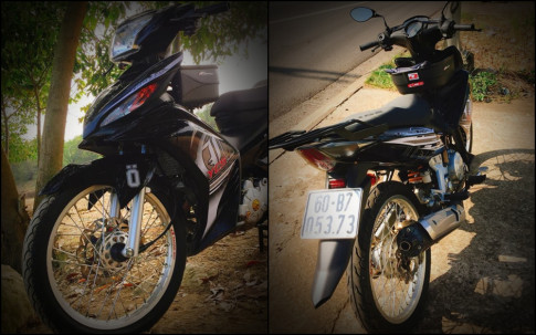 Exciter 135 độ gây ấn tượng với phong cách Malay của biker Đồng Nai